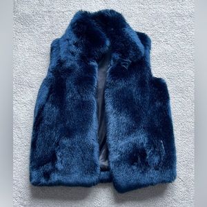 Neiman Marcus Faux Fur Vest